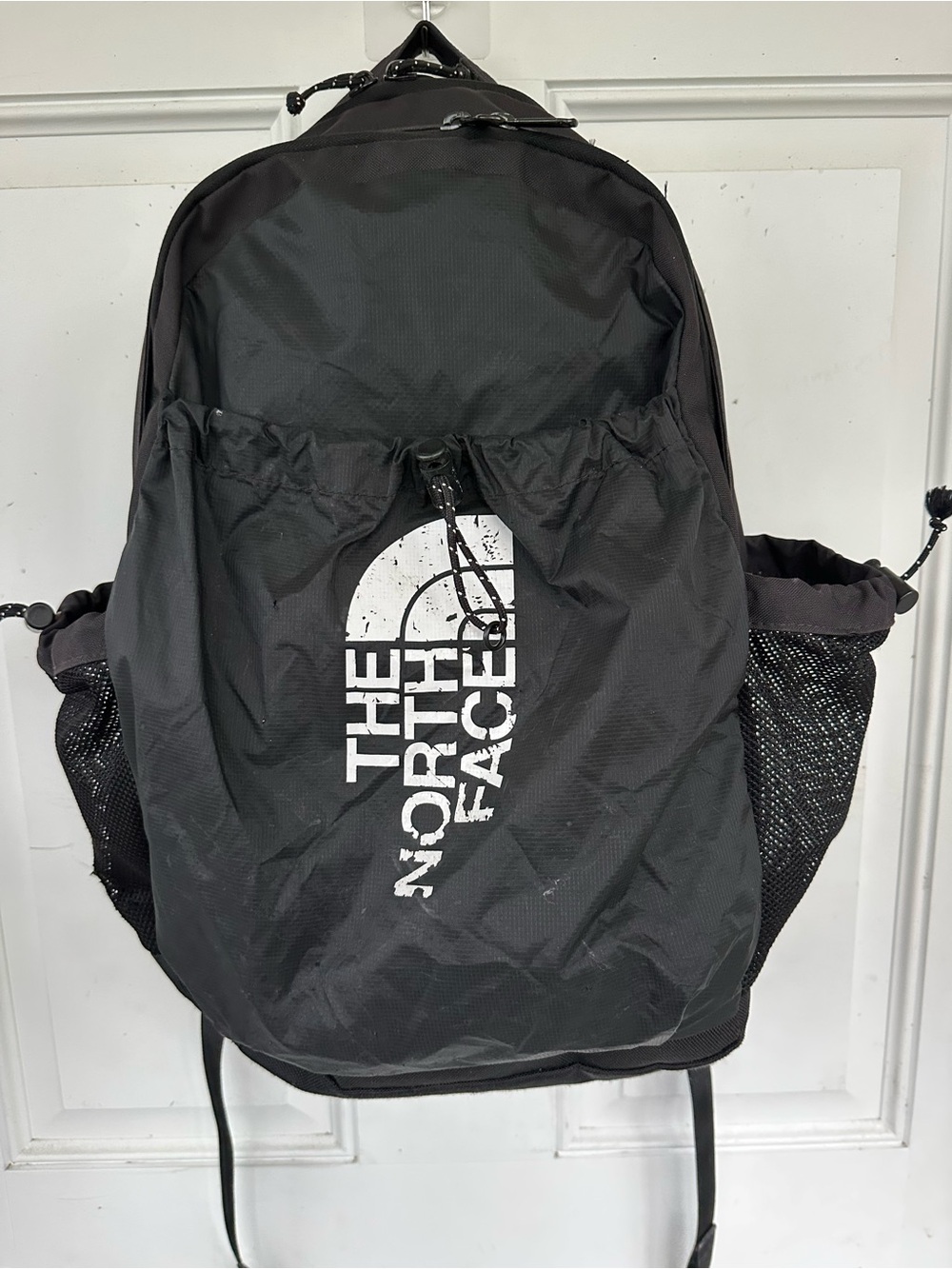 The North Face Black Logo Outdoor Backpack